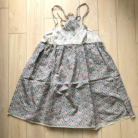 Ray Cassin Japanese Brand Lace Detailed Floral Tunic Top - Picture 1 of 11